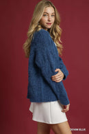 Umgee Cable Knit Cozy Sweater
