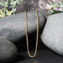 14k Yellow Gold Foxtail 1.0mm Chain