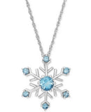 RH Macy Lab-Created MultiGemstone Pendant Necklace Sterling Silver