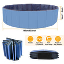 Foldable Pet Swimming Pool - Portable PVC - Gbruno