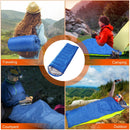 Camping Sleeping Bag for Adults & Teens, Moisture-Proof 32-50℉ with Carry Bag