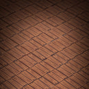 Dark Hardwood Tile Part Pack (20 Tiles) made with LEGO parts - B3 Customs