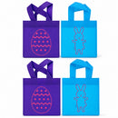 Set of 4 Easter Tote Bags 6 Inches x 9 Inches