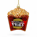 French Fries Glass Christmas Ornament