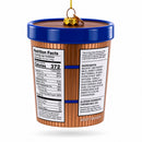 Chocolate Ice Cream Pint Glass Christmas Ornament