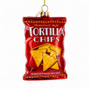 Tortilla Chips Bag Glass Christmas Ornament