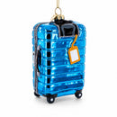 Hawaii Travel Suitcase Glass Christmas Ornament