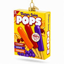 Frozen Popsicle Box Glass Christmas Ornament