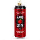 Hard Apple Cider Can Glass Christmas Ornament
