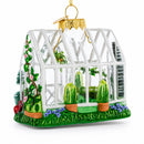 Greenhouse Glass Christmas Ornament
