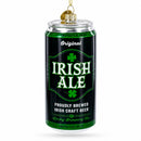 Irish Ale Beer Can Glass Christmas Ornament