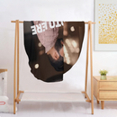 Personalized Round Photo Blanket - Upload Your Own Photo - Custom Round Blanket in 47 or 60 Inch Diameter - Photo Gift for Any Occasion