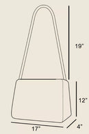 Fame Textured Mesh Knot Shoulder Bag