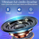 4-in-1 Foldable Wireless Speaker Stand with Power Bank & RGB Light