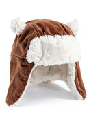 First Impressions Baby Boys and Girls Faux Fur-Trim Corduroy Hat,6-12Months