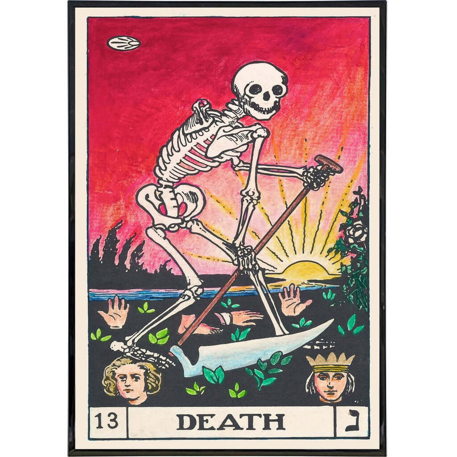 Death Tarot Card Print Print The Original Underground 