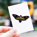 Deaths Head Moth Silence of the Lambs Enamel Pins small, durable, high quality accessories