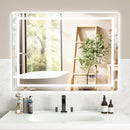 Defogging LED Bathroom Mirror with Memory Function and Anti-Fog