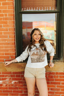 Cattle Tag Raw Hem Graphic