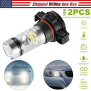 2PCS 1100LM 100W 5202 H16 LED Fog DRL Light Bulb IP68 Waterproof 20 2835 LEDs 360¡ Beam Angle 6000K White