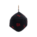 Ultra PRO: Dice Bag - Plush D20 (Dungeons & Dragons / Black & Red)