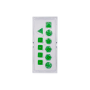 Ultra PRO: 11-Dice Set - Eclipse (Lime Green)