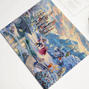 Disney Beauty and the Beast: Winter Enchantment Thomas Kinkade Framed Art Print