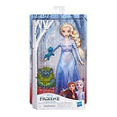 Disney Frozen 2 Elsa Fashion Doll In Travel Outfit with Pabbie and Salamander Figures