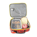 Disney Mickey Mouse Red AOP Print 14-inch Youth Backpack & Insulated Lunch Kit Set