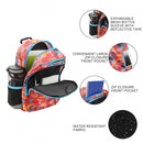 Disney Cars Red AOP Print 14-inch Youth Backpack & Insulated Lunch Kit Set