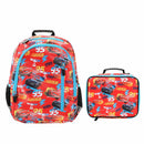 Disney Cars Red AOP Print 14-inch Youth Backpack & Insulated Lunch Kit Set