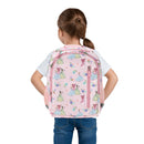 Disney Princess Pink Watercolor AOP 14-inch Youth Backpack & Insulated Lunch Kit Set