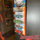 Display Stand + Wall Display Sleeve for 1:64 Scale Vehicles | 5-Car Display for Hot Wheels or Matchbox cars
