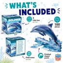 Dolphin 100 Piece Shaped Jigsaw Puzzle