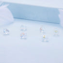 925 Sterling Silver Earrings with Platinum Plating for Women
