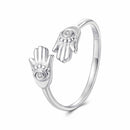 925 Sterling Silver Pavé Setting CZ Ring for Women