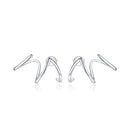 925 Sterling Silver Oxidized Earrings for Women