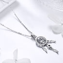 925 Sterling Silver Necklace 36-45cm with Pendant for Women