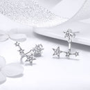 925 Sterling Silver Pavé Setting Earrings for Women
