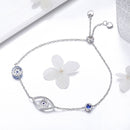 925 Sterling Silver Bracelet 22cm Length 0.9*2.2cm for Women