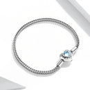 925 Sterling Silver Moonstone Bracelet 17cm for Women