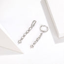 925 Sterling Silver Earrings with Pavé Set CZ