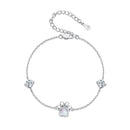 925 Sterling Silver Translucent Opal Bracelets for Women