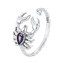 925 Sterling Silver Pavé CZ Oxidized Silver Ring 1.9mm Style E