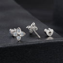 925 Sterling Silver Plated White Gold Moissanite Necklace 0.15cm for Women