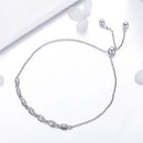 925 Sterling Silver Bracelet 22cm for Women