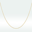 925 Sterling Silver Gold Plated 40cm Necklace for Women
