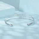 925 Sterling Silver White Gold Plated Bracelet for Women