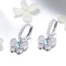 925 Sterling Silver Earrings with Pavé Setting CZ for Women