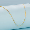 925 Sterling Silver + Plated White Gold Necklace 40cm for Women